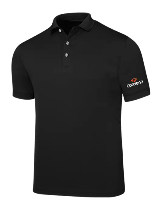 Callaway Ottoman Black Polo w/Convene Logo
