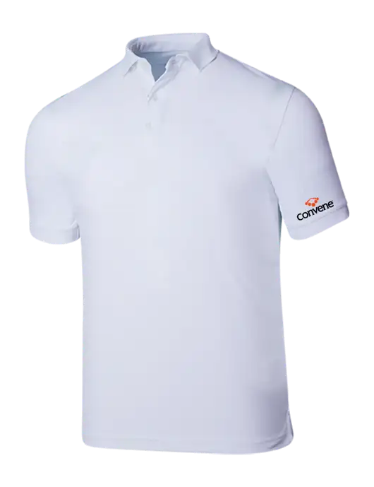 Callaway Ottoman Bright White Polo w/Convene Logo