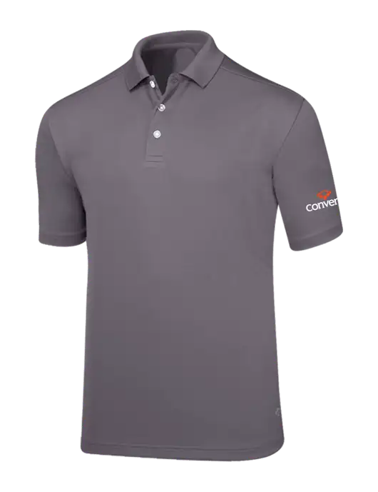 Callaway Core Medium Grey Performance Polo w/Convene Logo