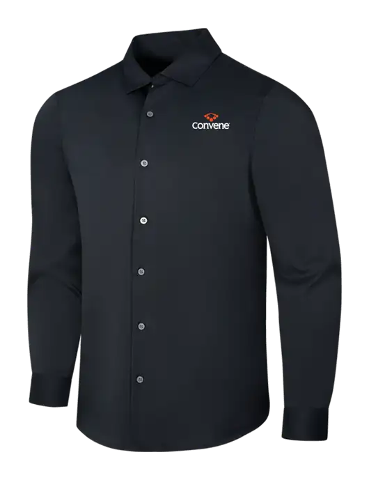 Black City Stretch Shirt w/Convene Logo