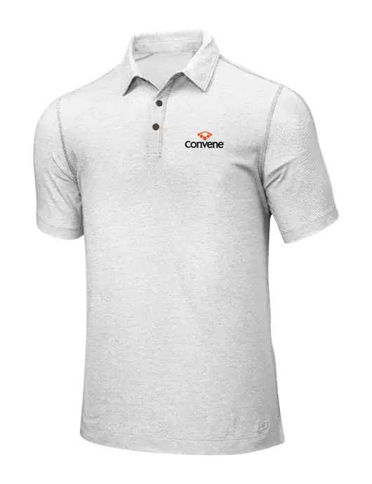 OGIO White ONYX Polo w/Convene Logo