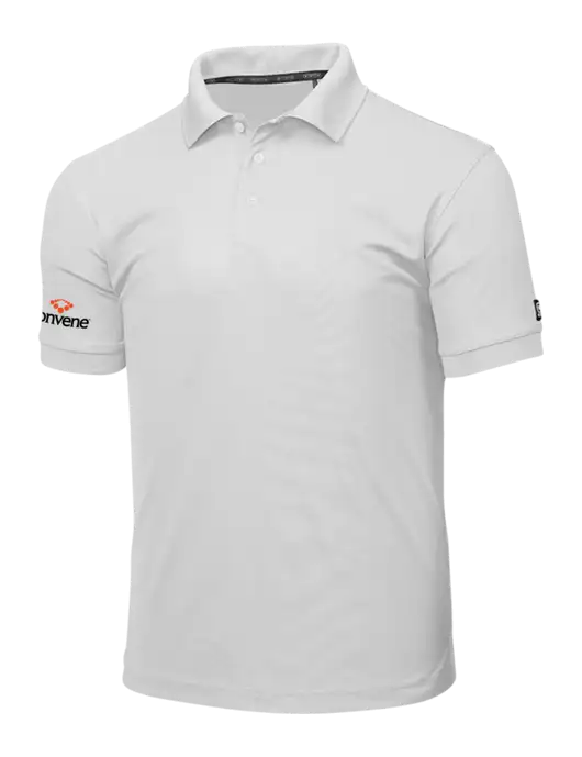 OGIO Bright White Caliber 2.0 Polo w/Convene Logo
