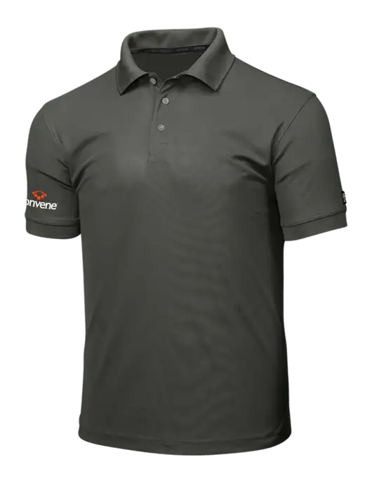 OGIO Medium Grey Caliber 2.0 Polo w/Convene Logo