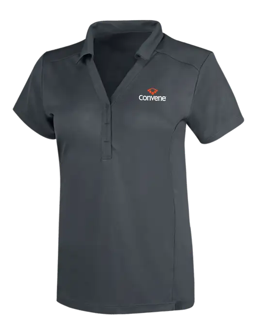 OGIO Dark Grey Womens Framework Polo w/Convene Logo