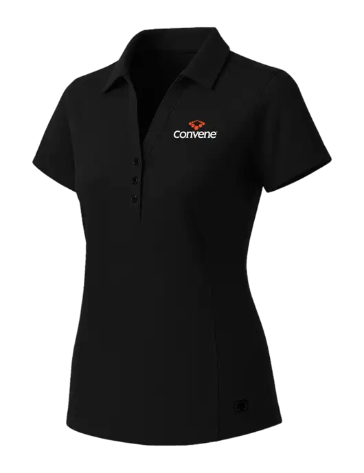 OGIO Womens Blacktop ONYX Polo w/Convene Logo