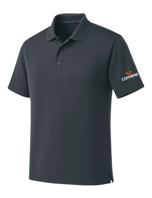 Dark Grey Dry Zone UV Micro Mesh Polo w/Convene Logo