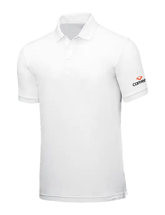 White Core Classic Pique w/Convene Logo