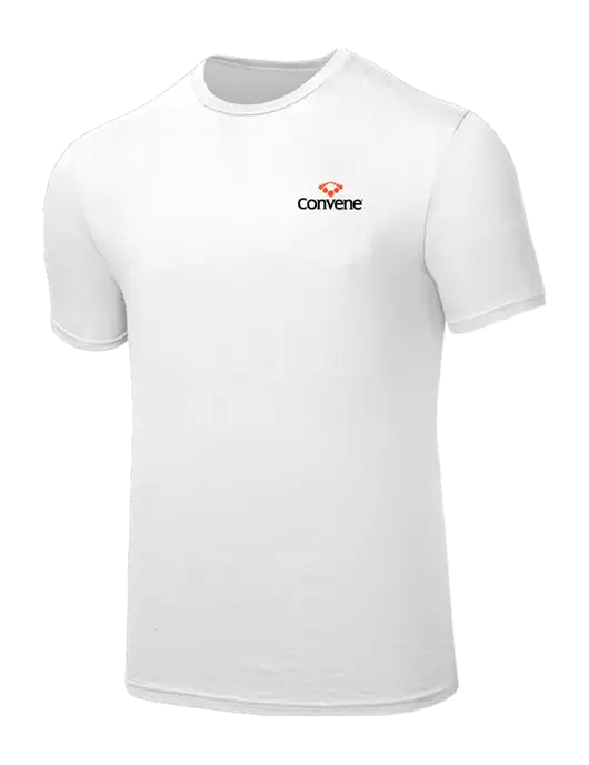 Seriously Soft White T-Shirt w/Convene Logo