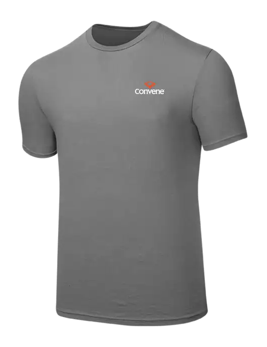 Seriously Soft Medium Grey T-Shirt w/Convene Logo