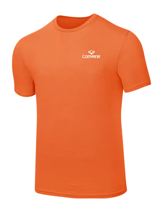 Seriously Soft Orange T-Shirt w/Convene Logo