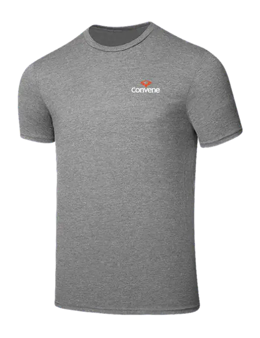 Seriously Soft Grey Frost T-Shirt w/Convene Logo