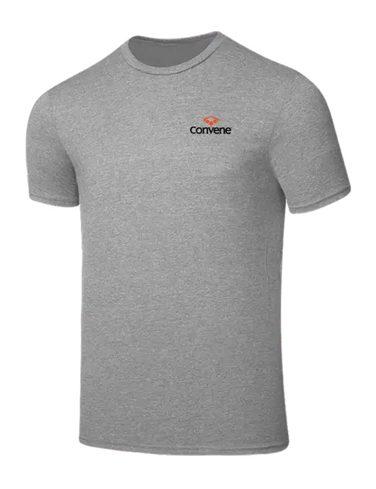 Seriously Soft Light Heather Grey T-Shirt w/Convene Logo