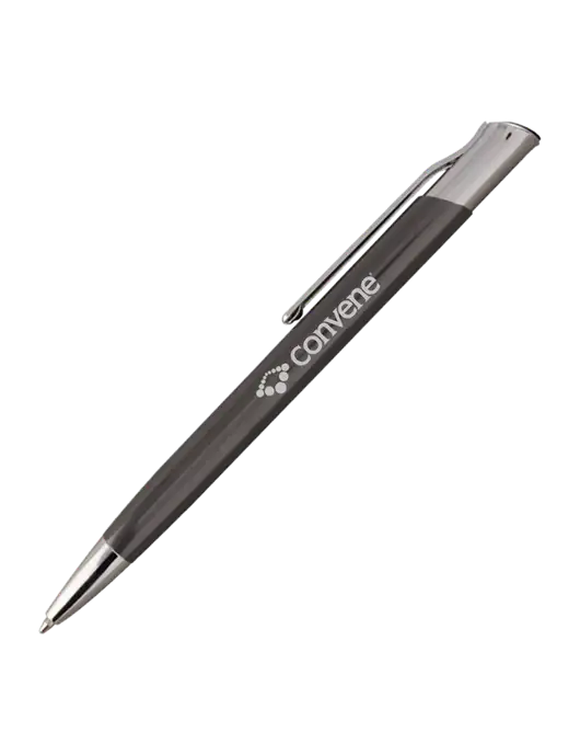 San Malo Gunmetal Pen - Black Ink w/Convene Logo