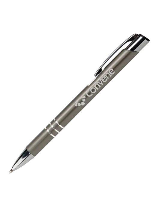 Laurent Gunmetal Pen - Black Ink w/Convene Logo