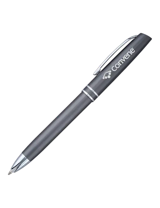 Gunmetal Anguilla Black Ink Pen w/Convene Logo
