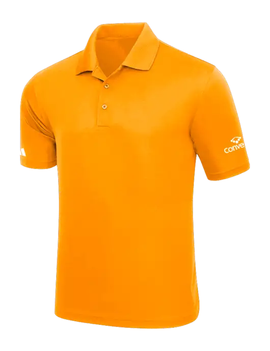 Adidas Bright Orange Basic Sport Polo w/Convene Logo