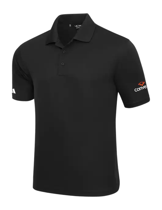 Adidas Black Basic Sport Polo w/Convene Logo