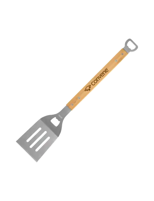Bamboo BBQ Spatula w/Convene Logo