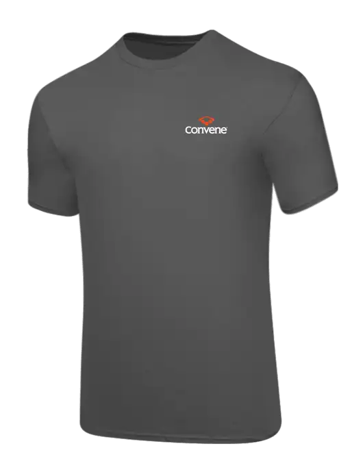 Core Blend Medium Grey T-Shirt w/Convene Logo