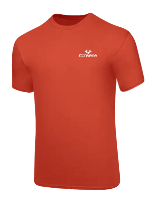 Core Blend Dark Orange T-Shirt w/Convene Logo