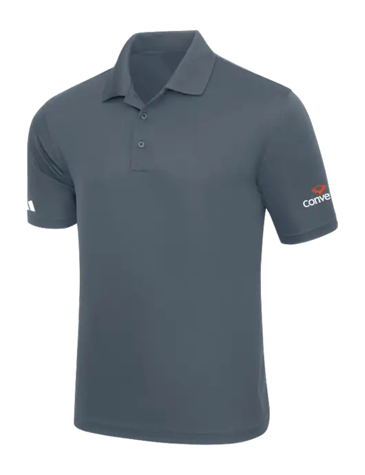 Adidas Medium Grey Basic Sport Polo w/Convene Logo