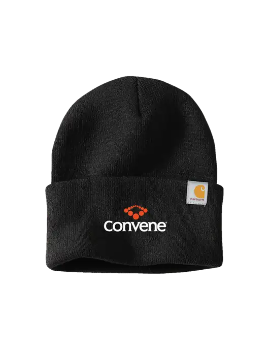 Carhartt Black Watch Cap 2.0 w/Convene Logo