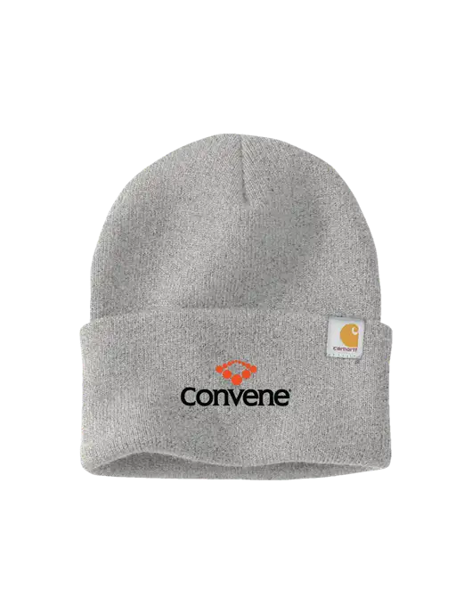 Carhartt Light Grey Heather Watch Cap 2.0 w/Convene Logo