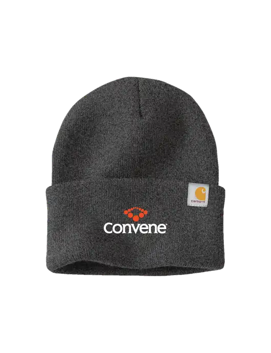 Carhartt Dark Grey Watch Cap 2.0 w/Convene Logo