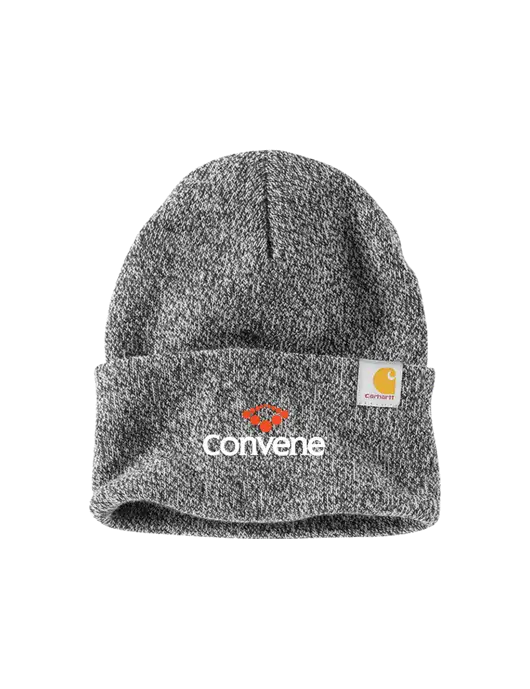 Carhartt Medium Grey Heather Watch Cap 2.0 w/Convene Logo