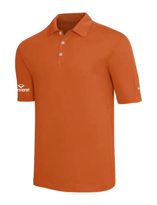 Nike Orange Tech Sport Dri-FIT Polo w/Convene Logo
