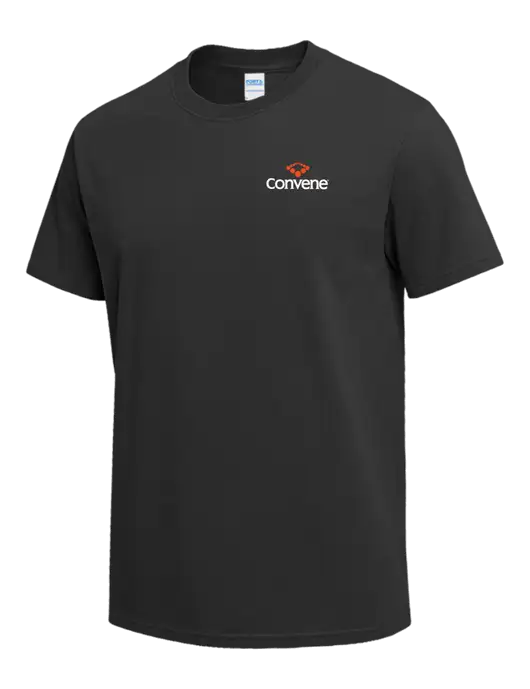 Charcoal Heavyweight 6.1 oz T-Shirt w/Convene Logo