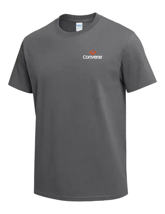 Medium Grey Heavyweight 6.1 oz T-Shirt w/Convene Logo