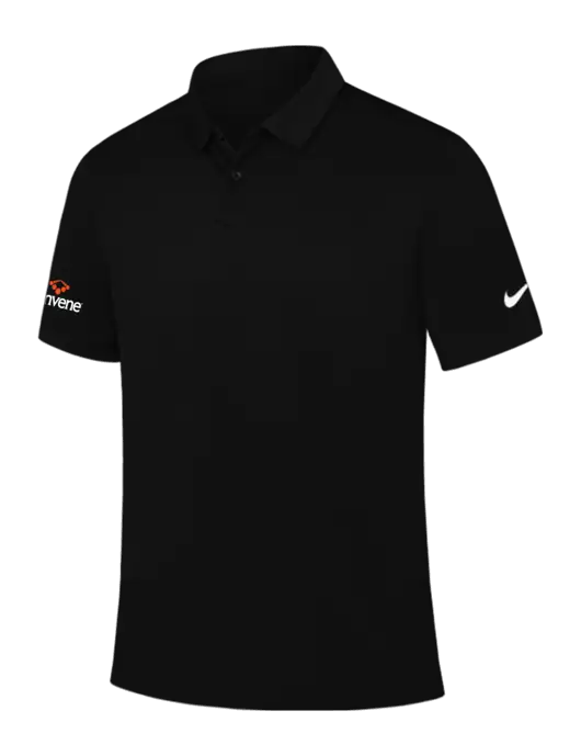 Nike Black Dry Essential Solid Polo w/Convene Logo