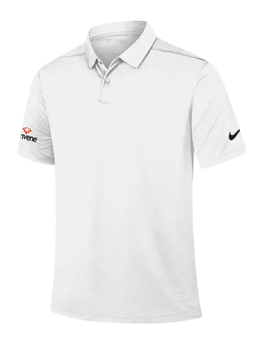 Nike White Dry Essential Solid Polo w/Convene Logo