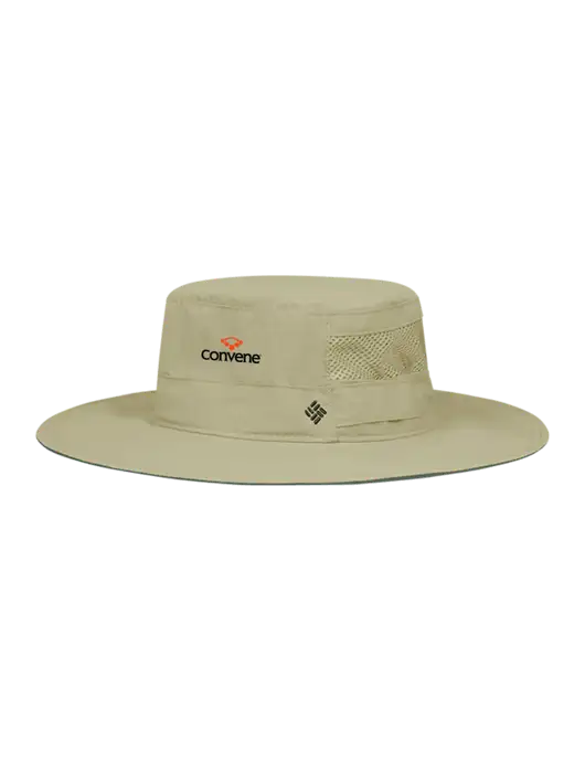 Columbia Tan Bora Bora Booney  Hat w/Convene Logo