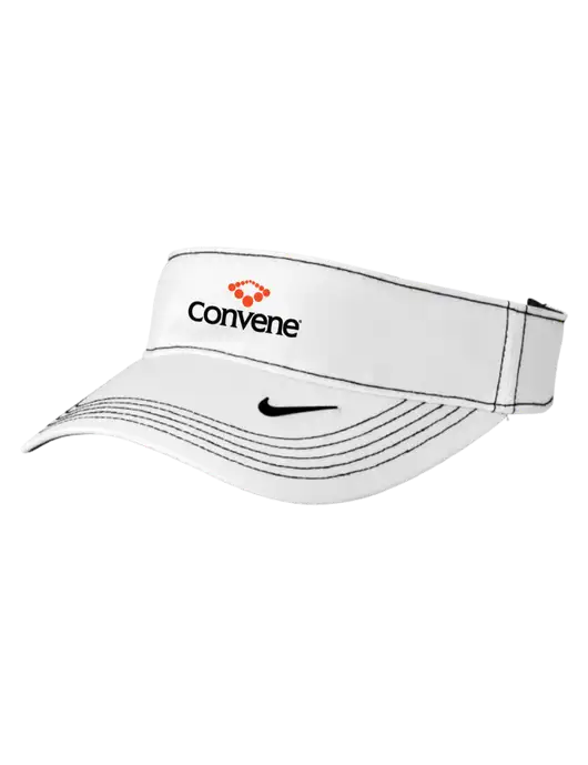 Nike White Dri-FIT Ace Visor w/Convene Logo