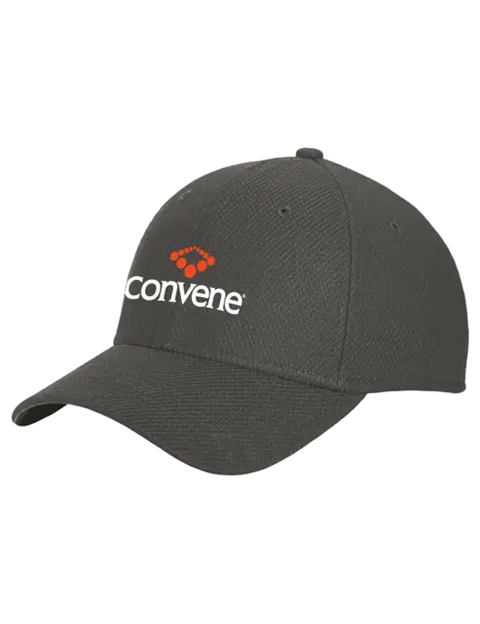New Era Diamond Era Very Dark Grey Stretch Cap w/Convene Logo