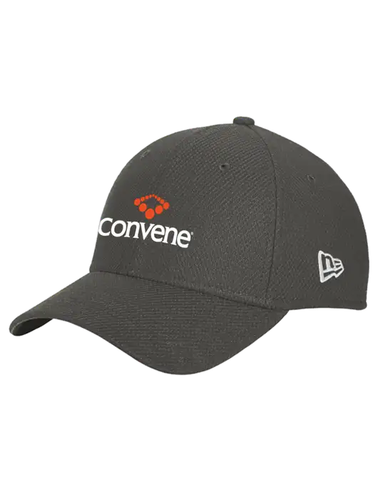 New Era Diamond Era Very Dark Grey Stretch Cap w/Convene Logo