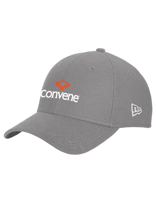 New Era Diamond Era Medium Grey Stretch Cap w/Convene Logo