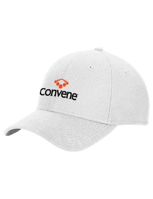 New Era Diamond Era White Stretch Cap w/Convene Logo