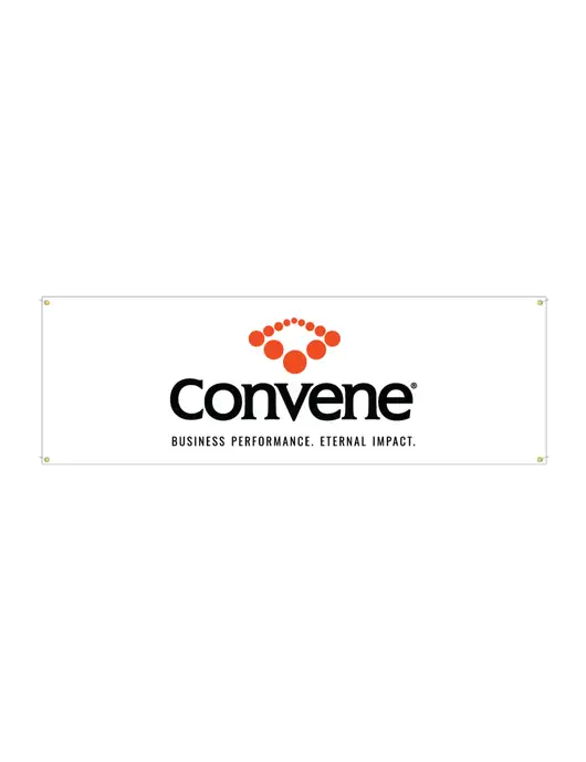 Vinyl Banner 72" x 24"  w/Convene Logo