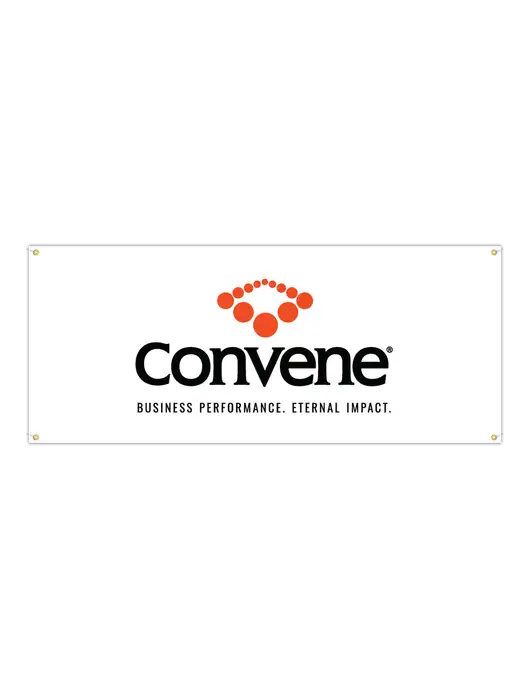 Vinyl Banner 72" x 30" w/Convene Logo