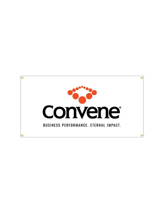 Vinyl Banner 72" x 36"  w/Convene Logo