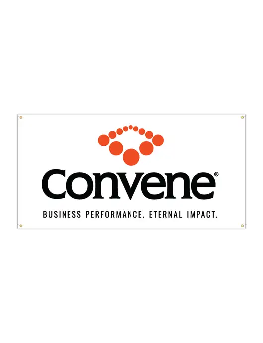 Vinyl Banner 96" x 48" w/Convene Logo