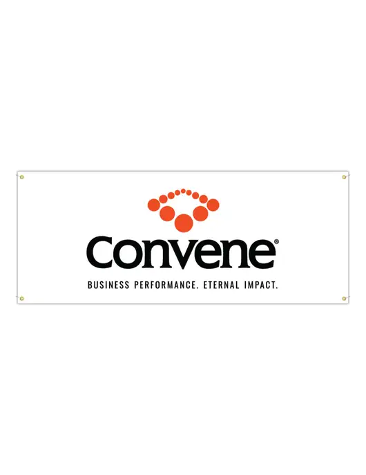 Vinyl Banner 120" x 48" w/Convene Logo