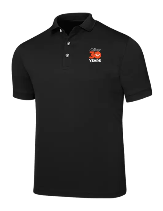 Callaway Ottoman Black Polo w/Convene 30 Years Logo