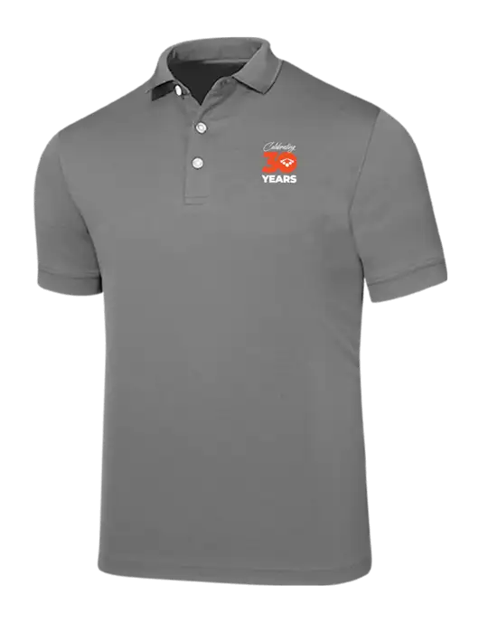 Callaway Ottoman Medium Grey Polo w/Convene 30 Years Logo
